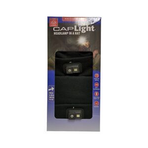 CAPLight Rechargeable 300 Lumen Headlamp 4.0 Tight Knit Beanie, 2pk - Black
